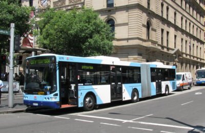 Blue Bendy Bus